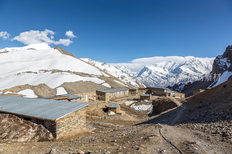 尼泊尔Annapurna Circuit Trek Thorong High Camp